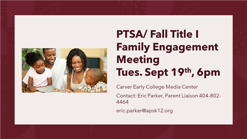 PTSA Fall Meeting